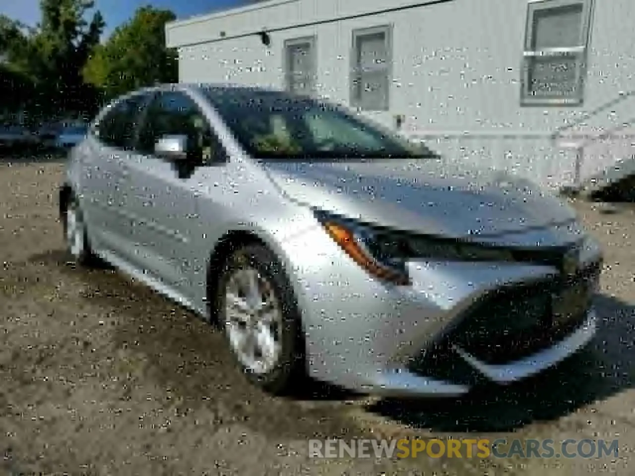 1 Photograph of a damaged car JTNK4RBE3K3070132 TOYOTA COROLLA 2019