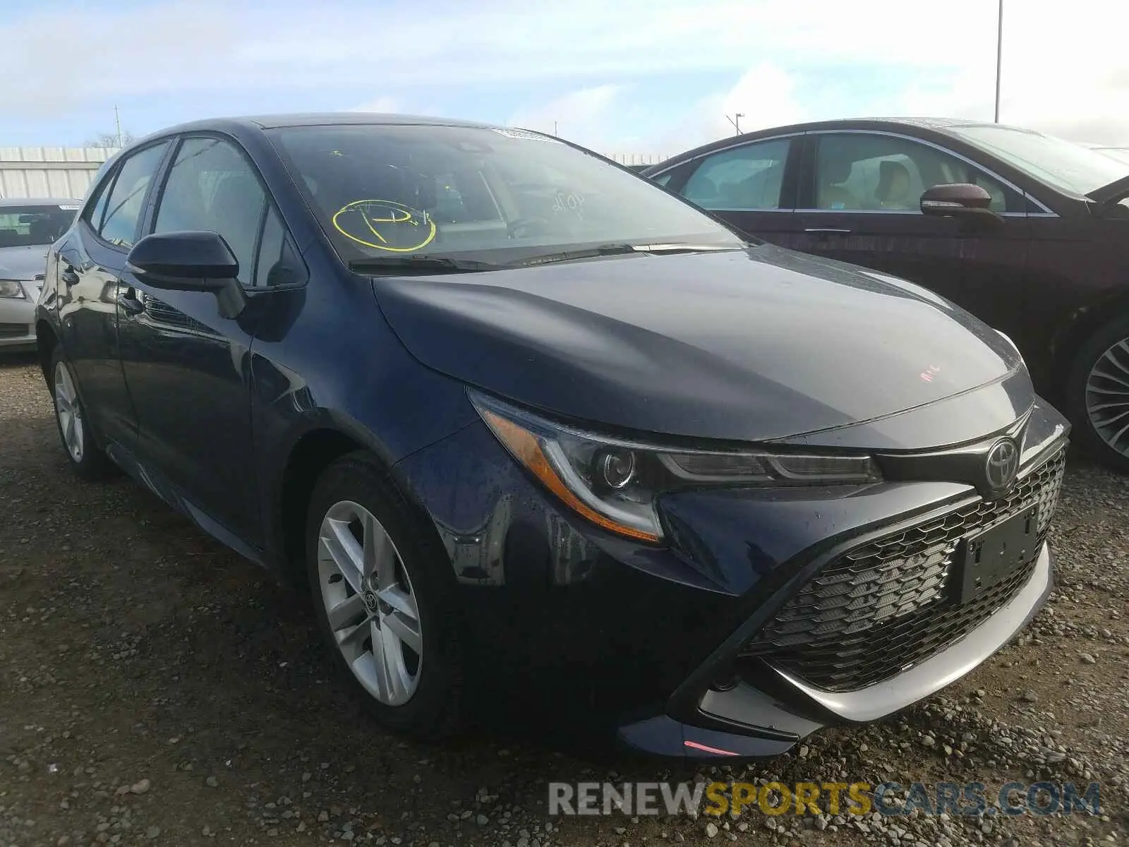 1 Photograph of a damaged car JTNK4RBE4K3017603 TOYOTA COROLLA 2019