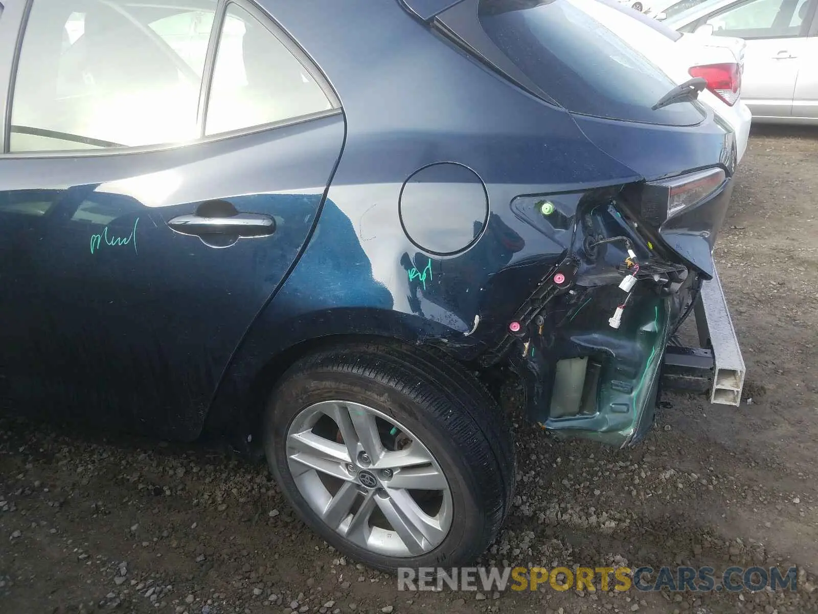 9 Photograph of a damaged car JTNK4RBE4K3017603 TOYOTA COROLLA 2019
