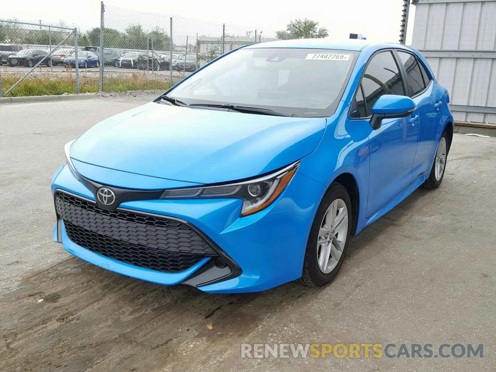 2 Photograph of a damaged car JTNK4RBE4K3021490 TOYOTA COROLLA 2019