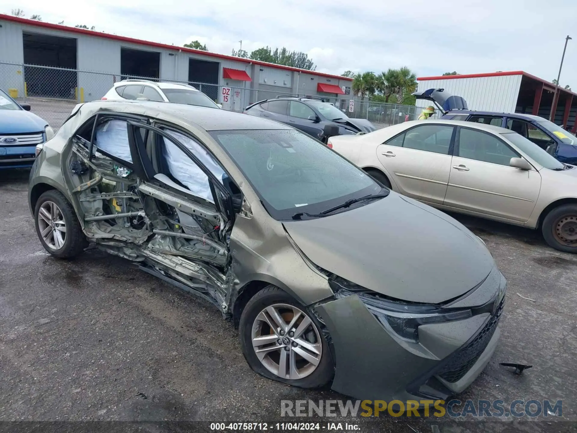1 Фотография поврежденного автомобиля JTNK4RBE4K3044915 TOYOTA COROLLA 2019