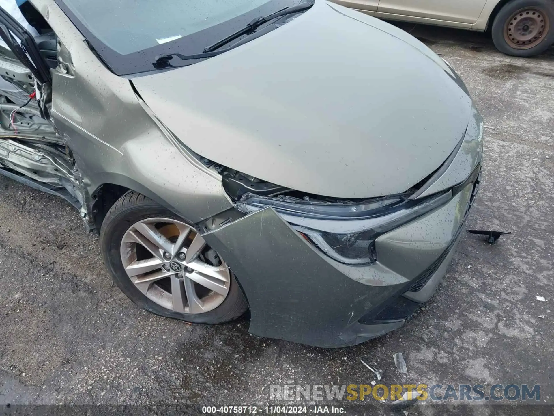 6 Фотография поврежденного автомобиля JTNK4RBE4K3044915 TOYOTA COROLLA 2019