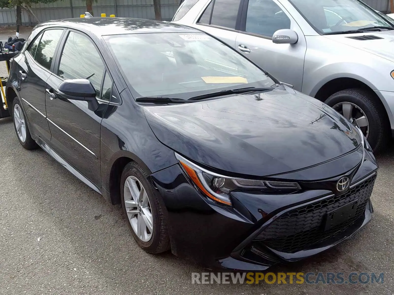 1 Photograph of a damaged car JTNK4RBE4K3065005 TOYOTA COROLLA 2019