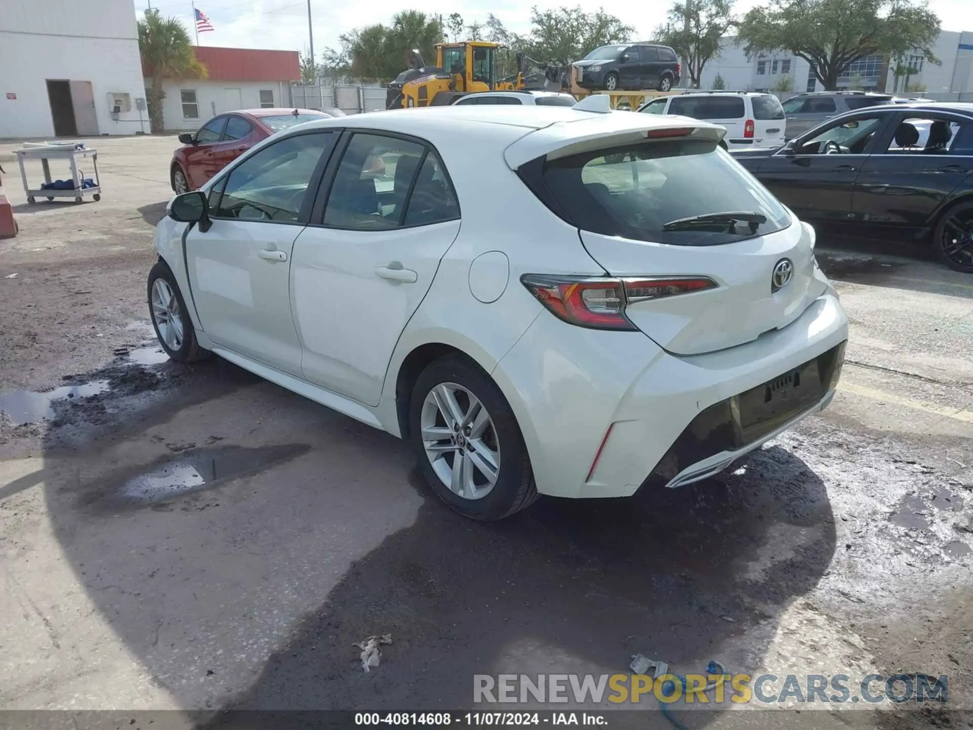 3 Photograph of a damaged car JTNK4RBE4K3065778 TOYOTA COROLLA 2019