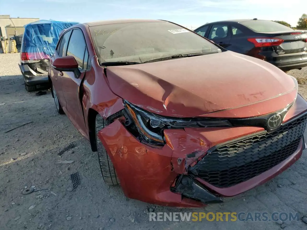 9 Photograph of a damaged car JTNK4RBE4K3067837 TOYOTA COROLLA 2019