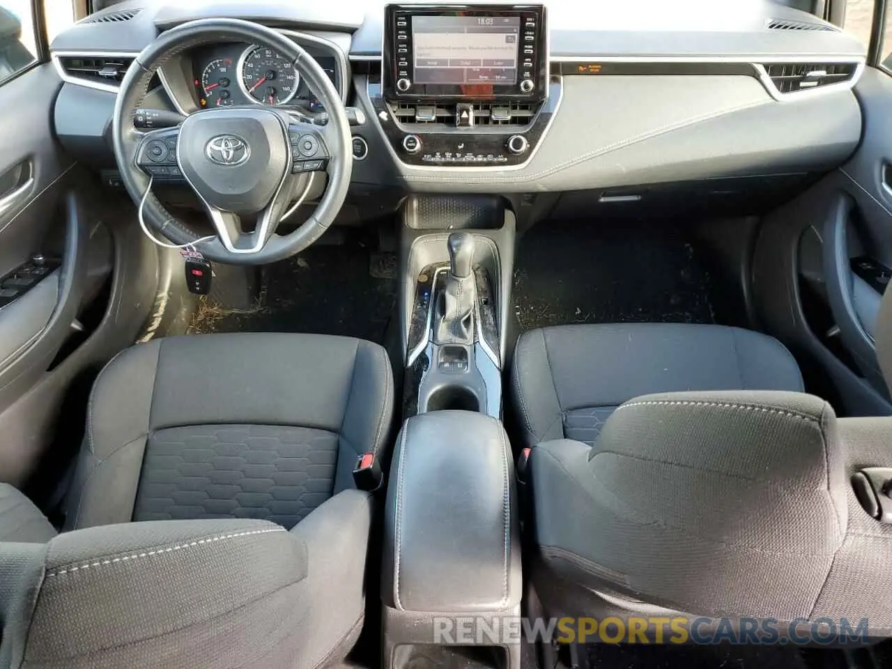 8 Фотография поврежденного автомобиля JTNK4RBE4K3067868 TOYOTA COROLLA 2019