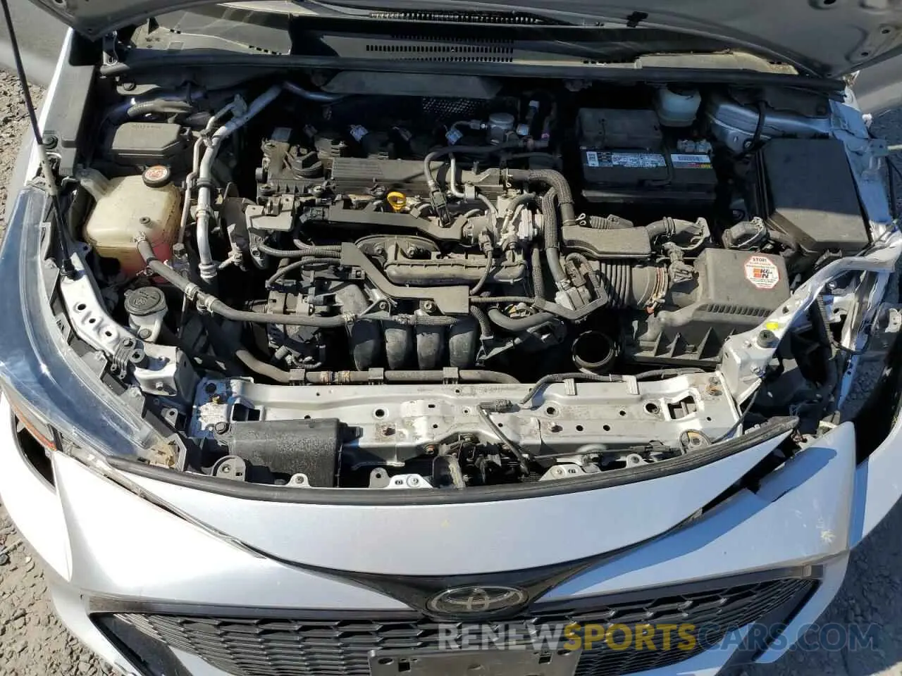 11 Photograph of a damaged car JTNK4RBE4K3069832 TOYOTA COROLLA 2019