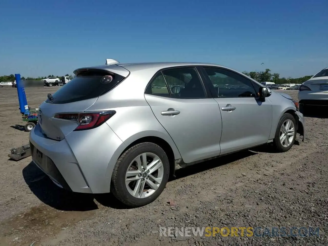 3 Photograph of a damaged car JTNK4RBE4K3069832 TOYOTA COROLLA 2019