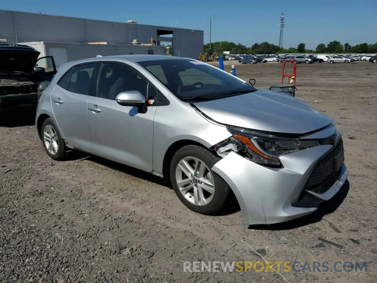 4 Photograph of a damaged car JTNK4RBE4K3069832 TOYOTA COROLLA 2019