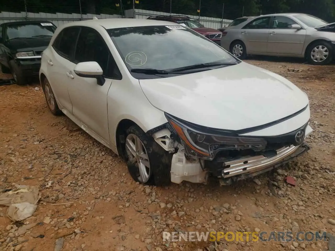 1 Photograph of a damaged car JTNK4RBE5K3002219 TOYOTA COROLLA 2019
