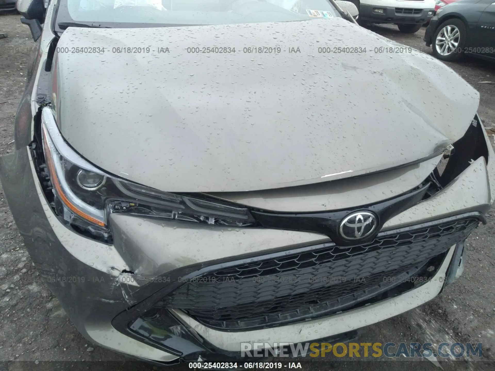 6 Photograph of a damaged car JTNK4RBE5K3002995 TOYOTA COROLLA 2019