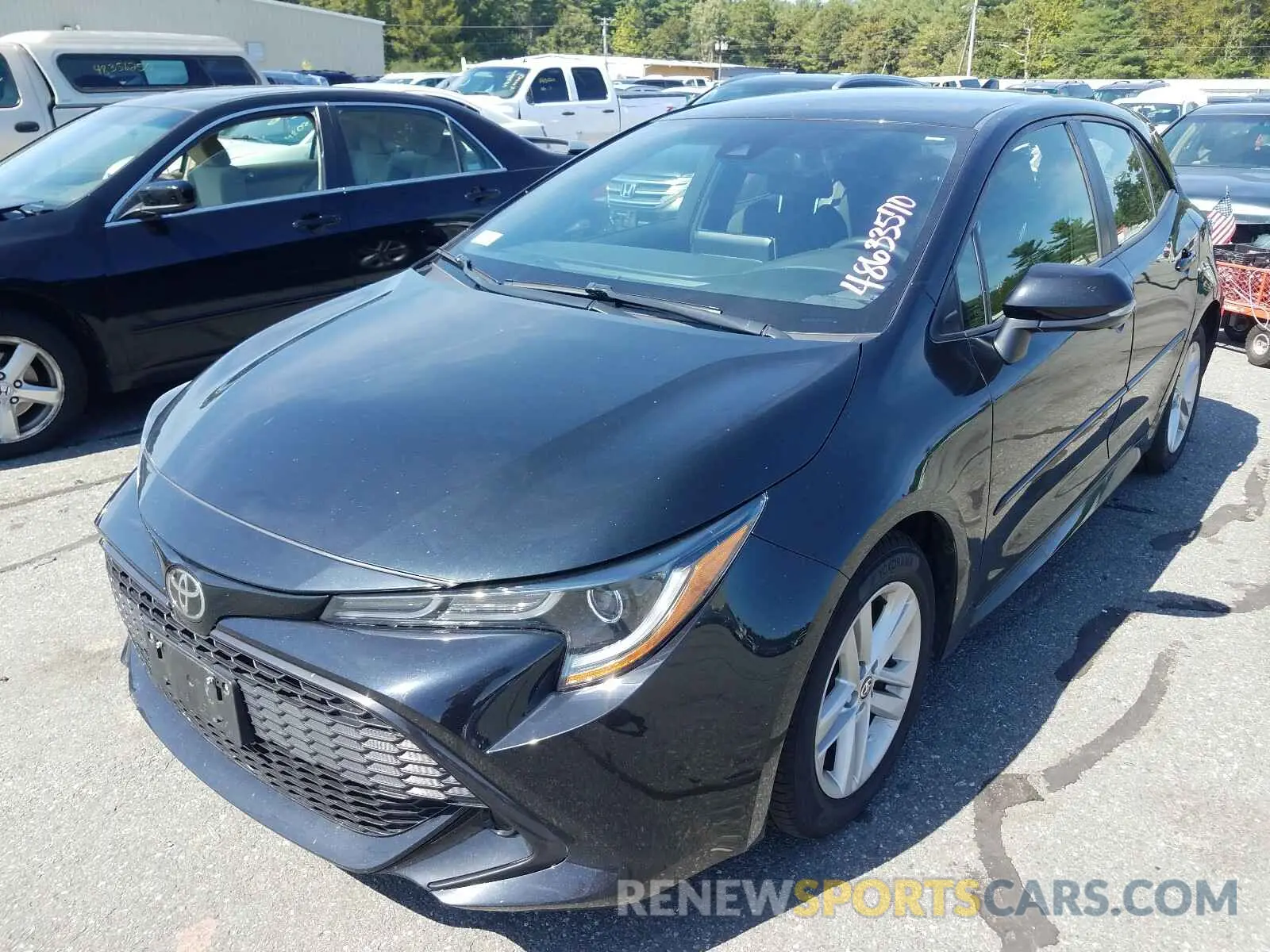 2 Photograph of a damaged car JTNK4RBE5K3011986 TOYOTA COROLLA 2019
