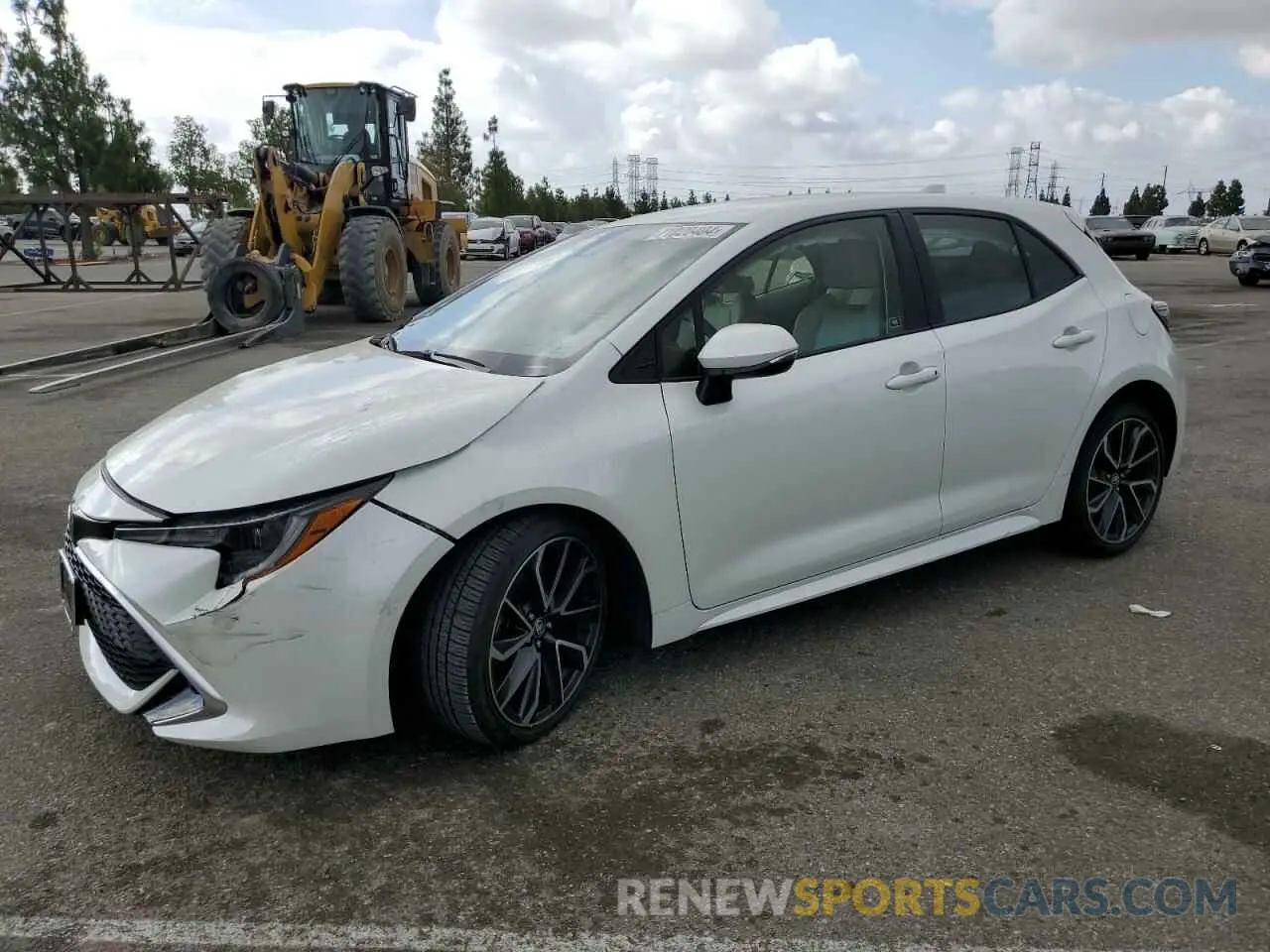 1 Photograph of a damaged car JTNK4RBE5K3014435 TOYOTA COROLLA 2019