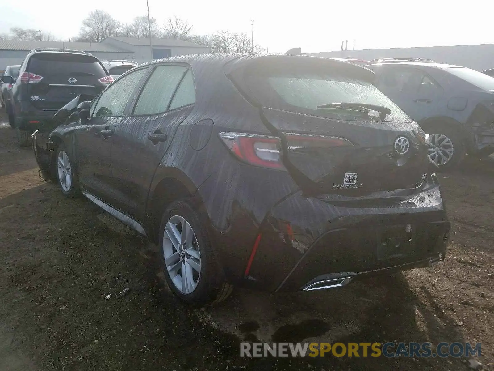 3 Photograph of a damaged car JTNK4RBE5K3018484 TOYOTA COROLLA 2019