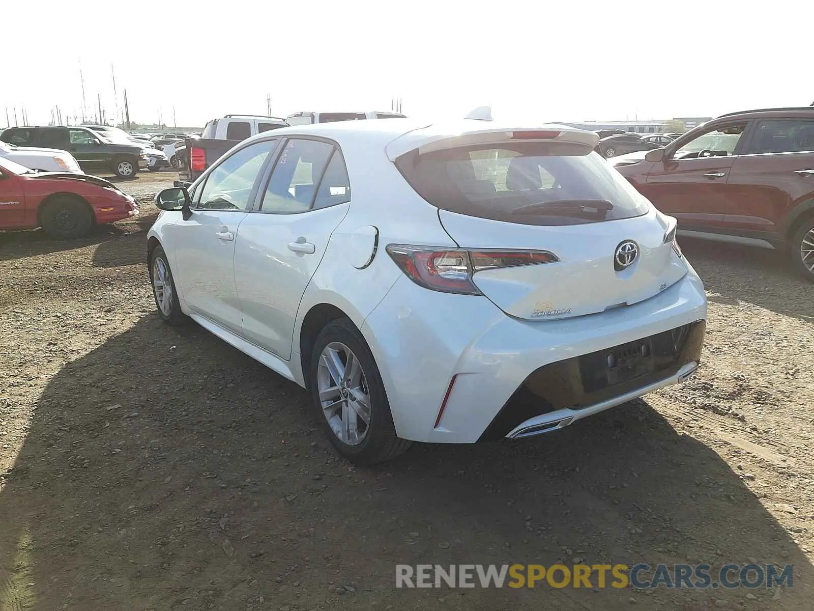 3 Photograph of a damaged car JTNK4RBE5K3020784 TOYOTA COROLLA 2019