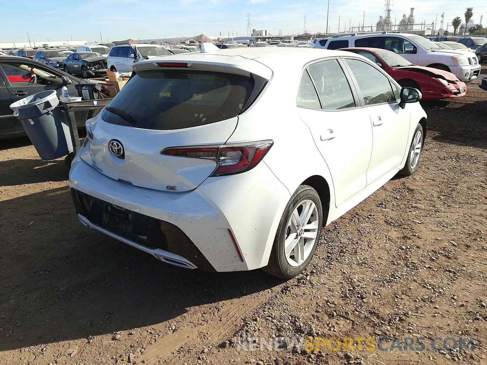4 Photograph of a damaged car JTNK4RBE5K3020784 TOYOTA COROLLA 2019
