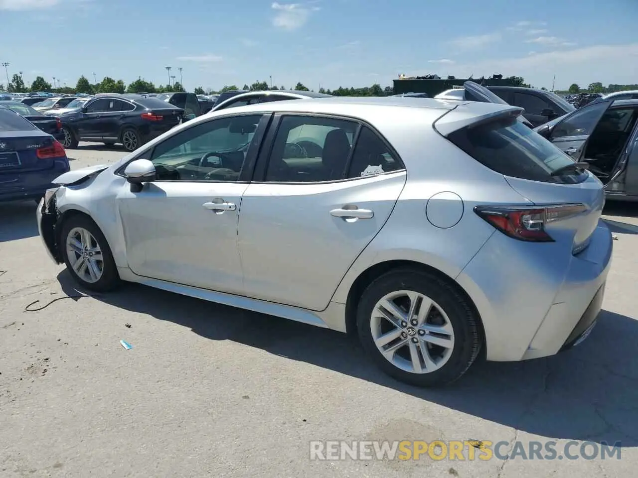 2 Photograph of a damaged car JTNK4RBE5K3031154 TOYOTA COROLLA 2019