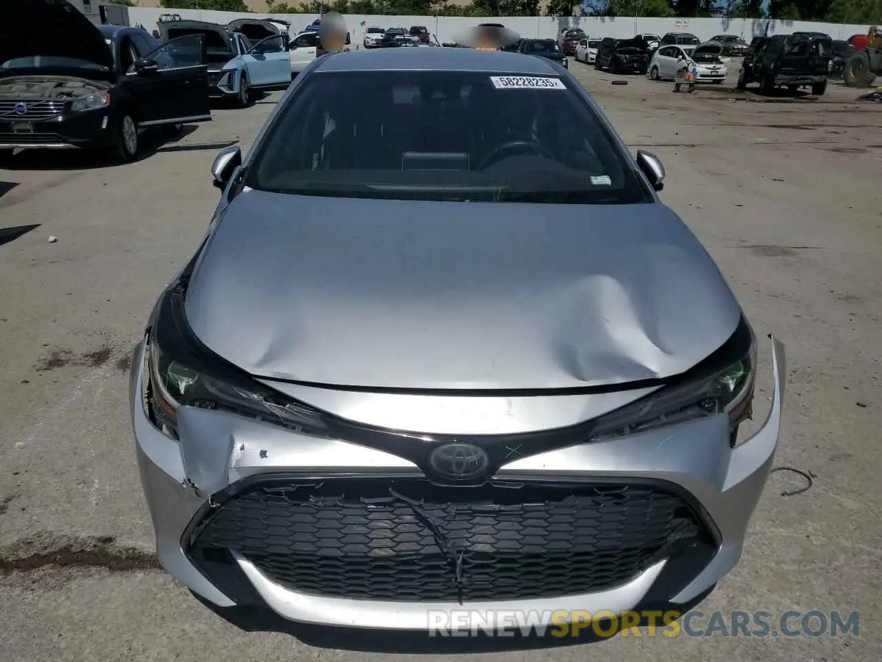 5 Photograph of a damaged car JTNK4RBE5K3031154 TOYOTA COROLLA 2019