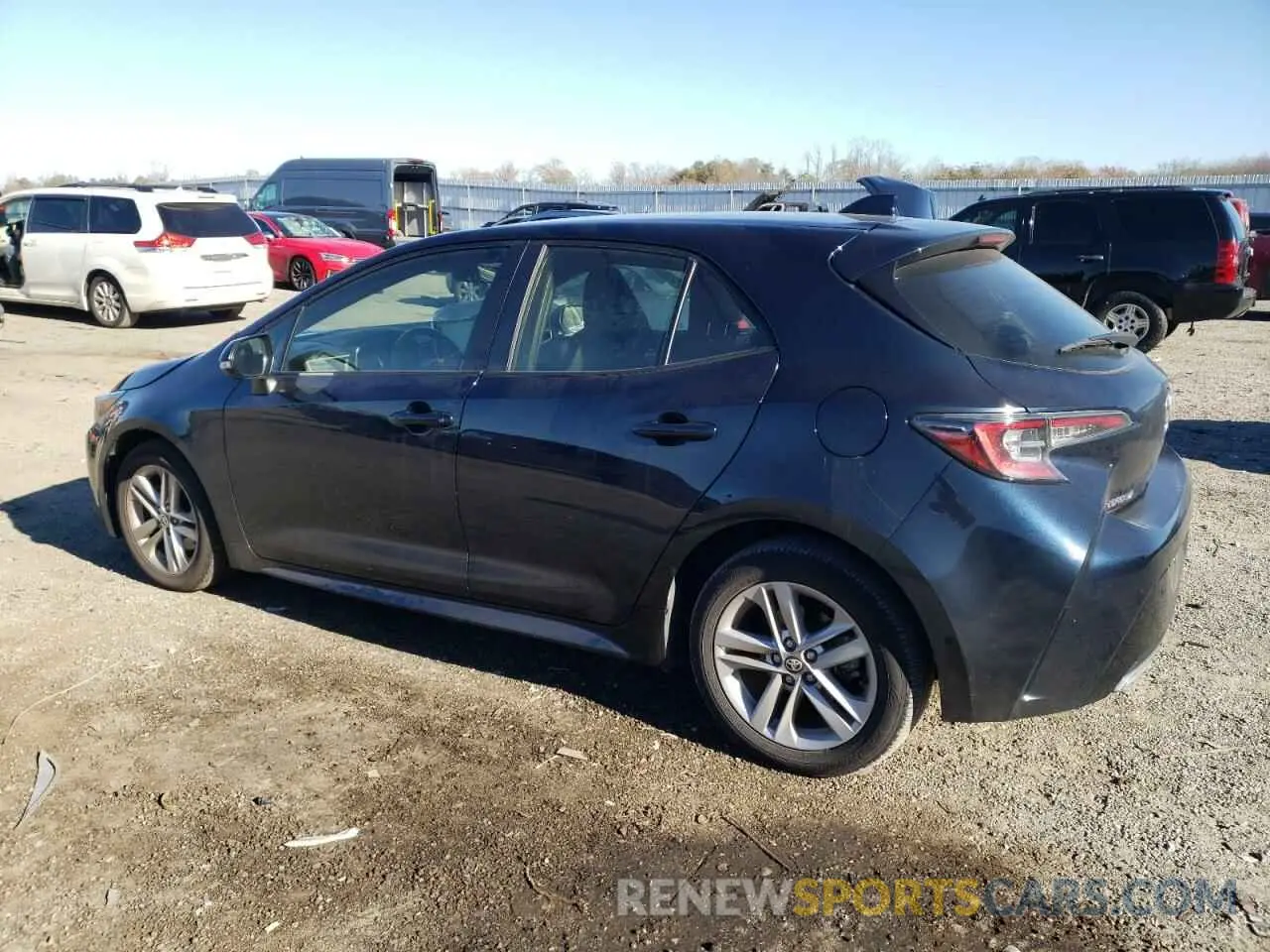 2 Photograph of a damaged car JTNK4RBE5K3040193 TOYOTA COROLLA 2019