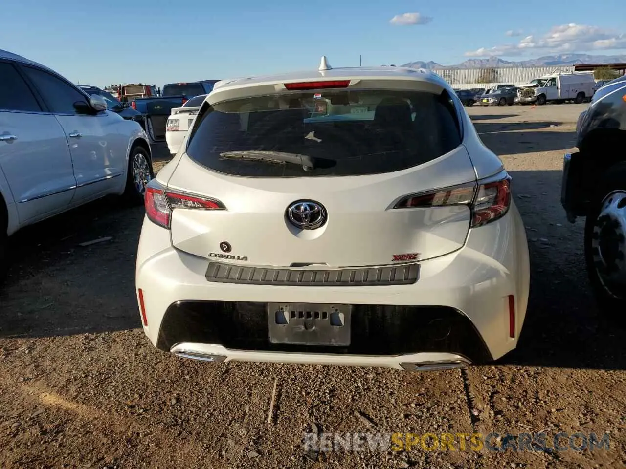 6 Photograph of a damaged car JTNK4RBE5K3044437 TOYOTA COROLLA 2019