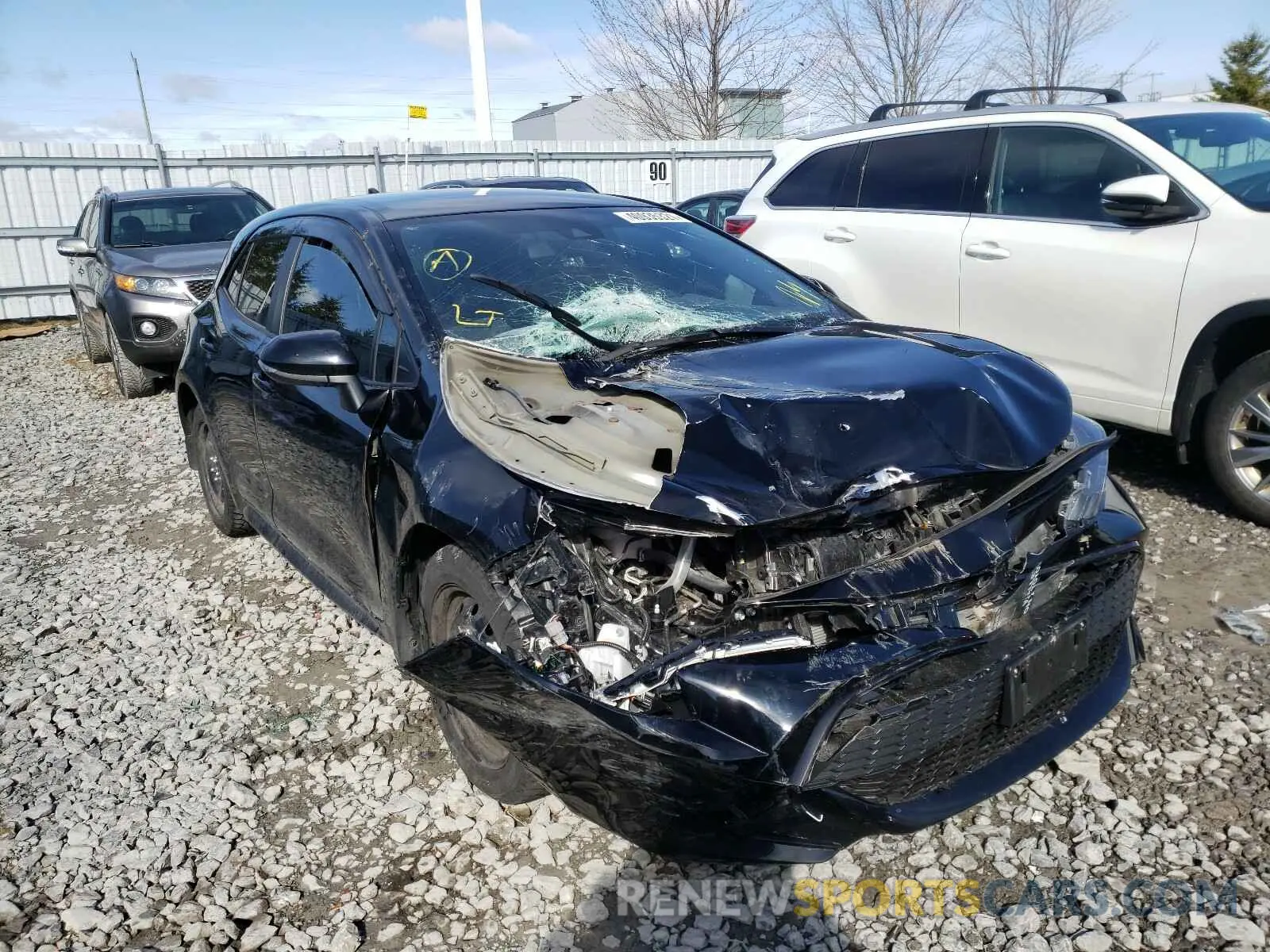 1 Фотография поврежденного автомобиля JTNK4RBE5K3048892 TOYOTA COROLLA 2019