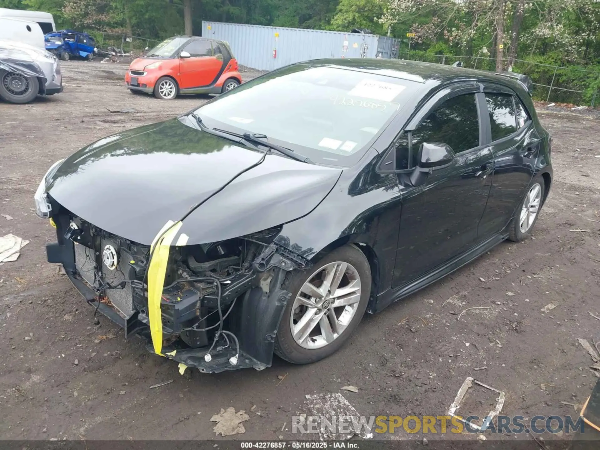 2 Photograph of a damaged car JTNK4RBE5K3053574 TOYOTA COROLLA 2019