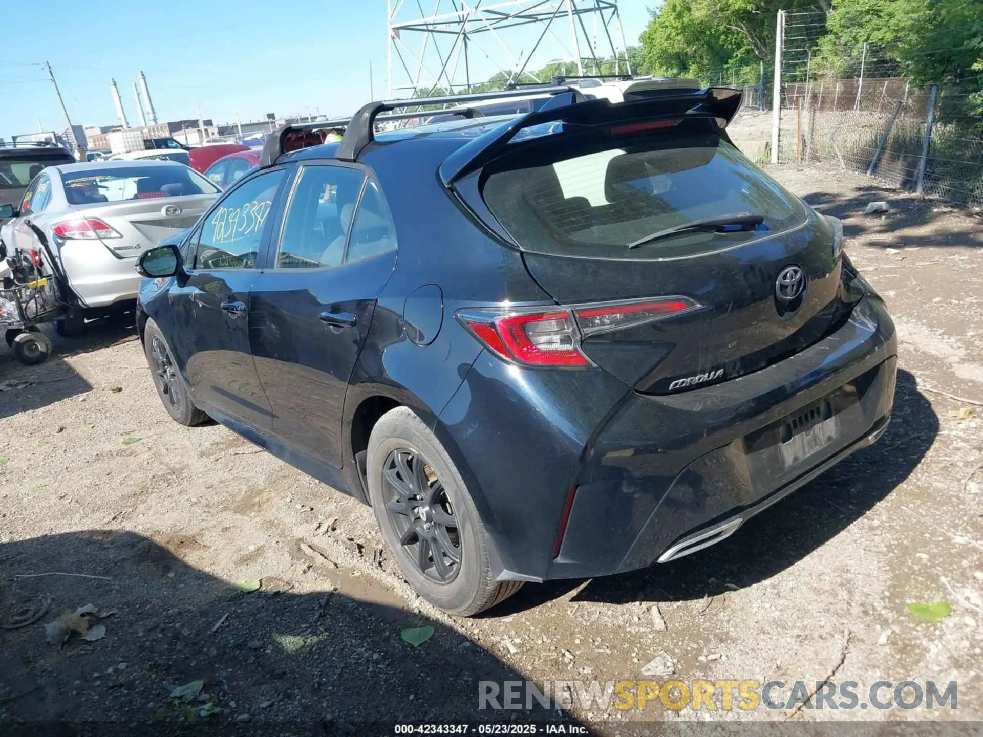 3 Photograph of a damaged car JTNK4RBE5K3055695 TOYOTA COROLLA 2019