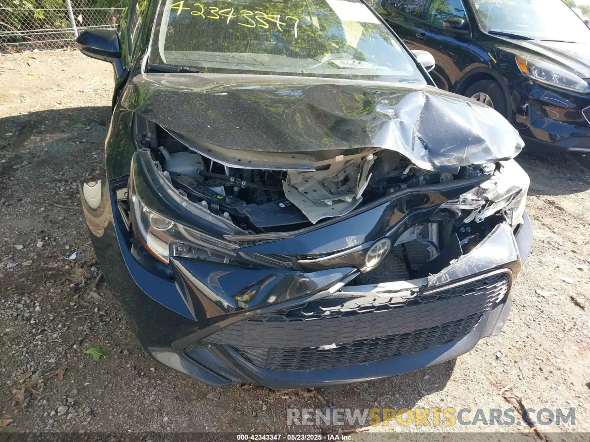 6 Photograph of a damaged car JTNK4RBE5K3055695 TOYOTA COROLLA 2019