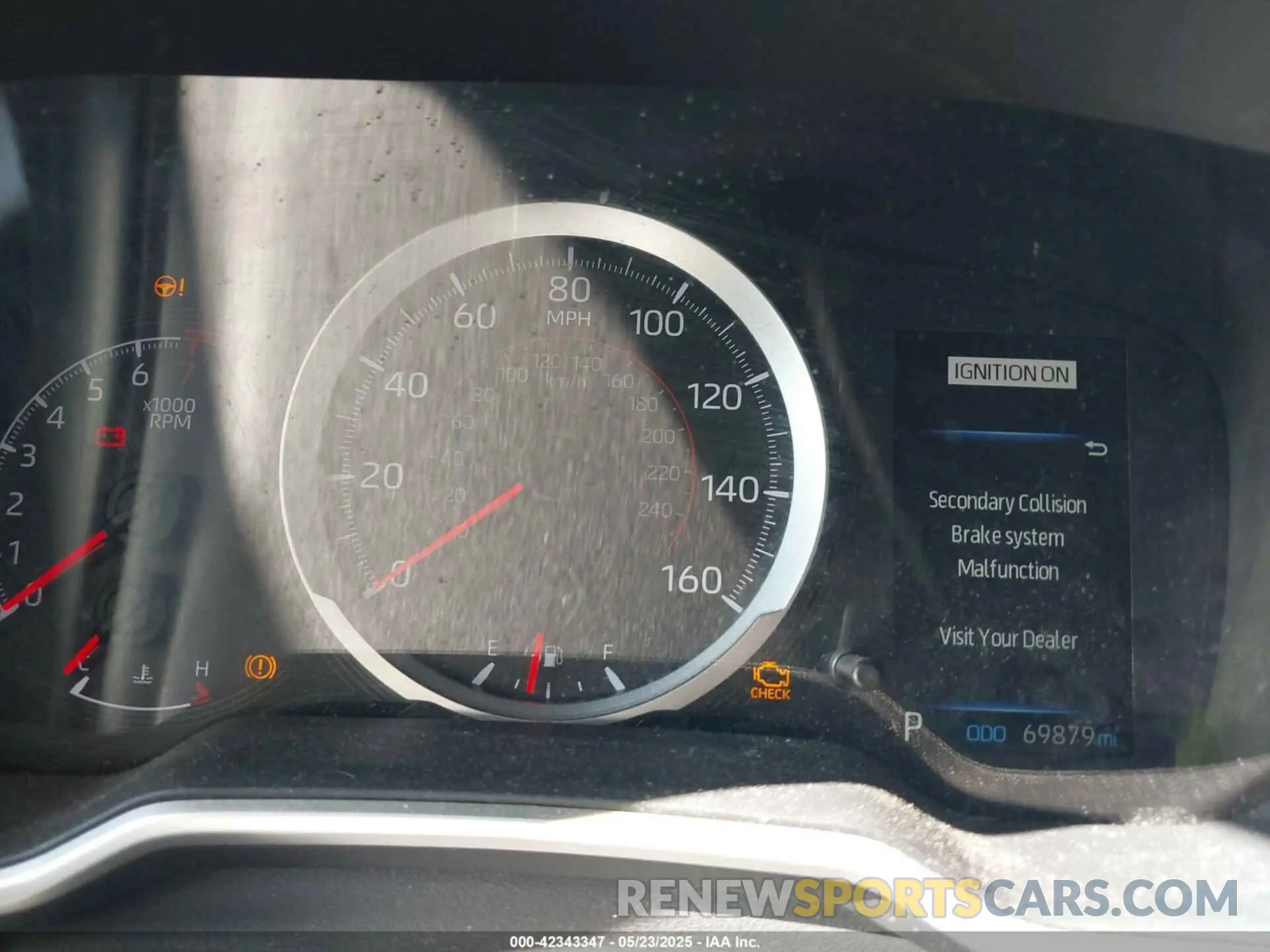 7 Photograph of a damaged car JTNK4RBE5K3055695 TOYOTA COROLLA 2019