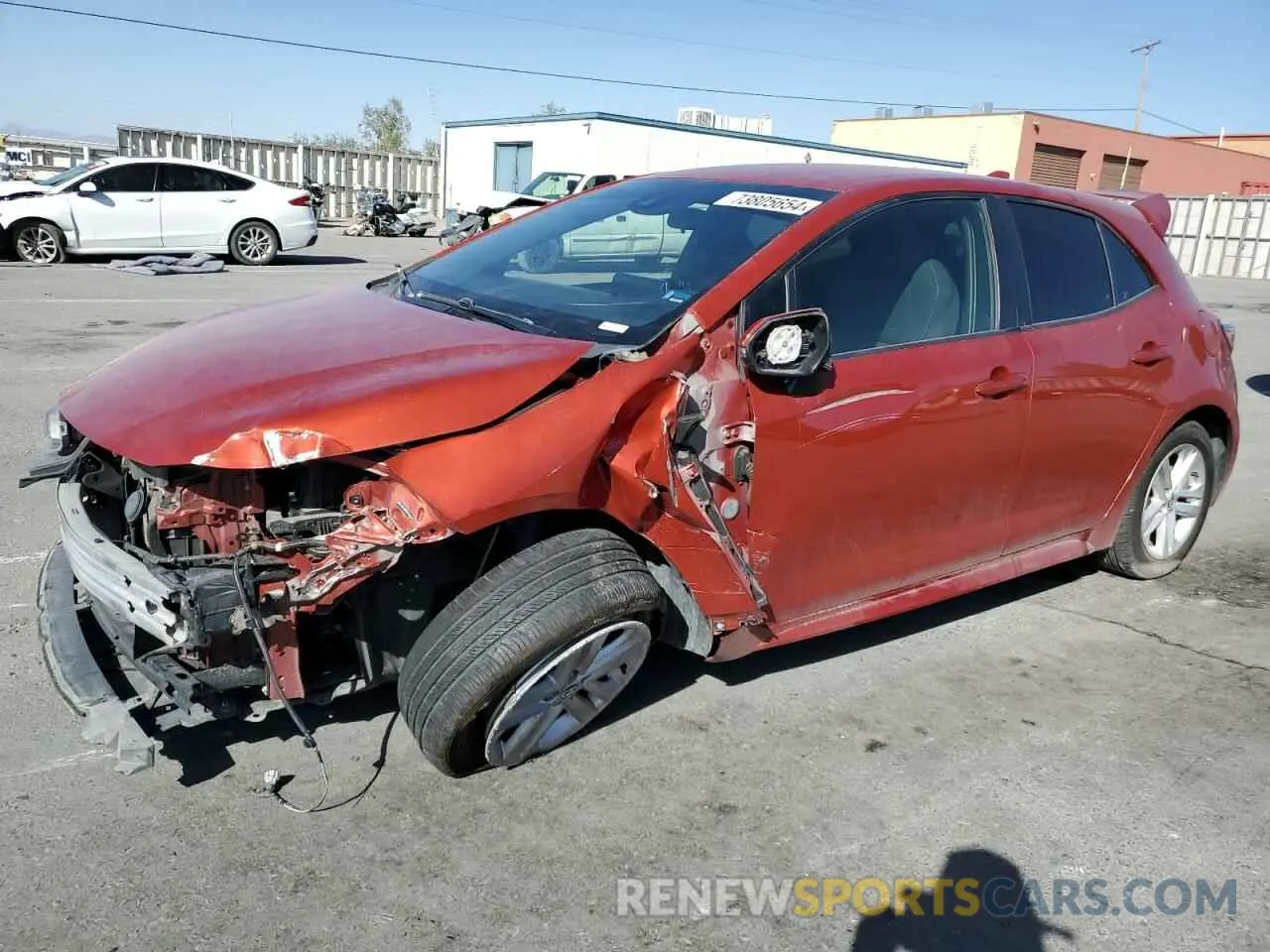 1 Фотография поврежденного автомобиля JTNK4RBE5K3056099 TOYOTA COROLLA 2019