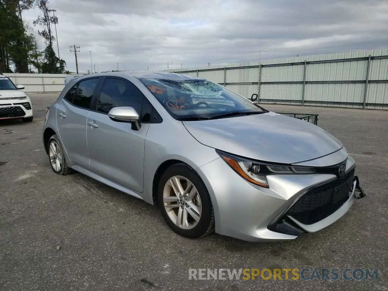 1 Фотография поврежденного автомобиля JTNK4RBE6K3017022 TOYOTA COROLLA 2019