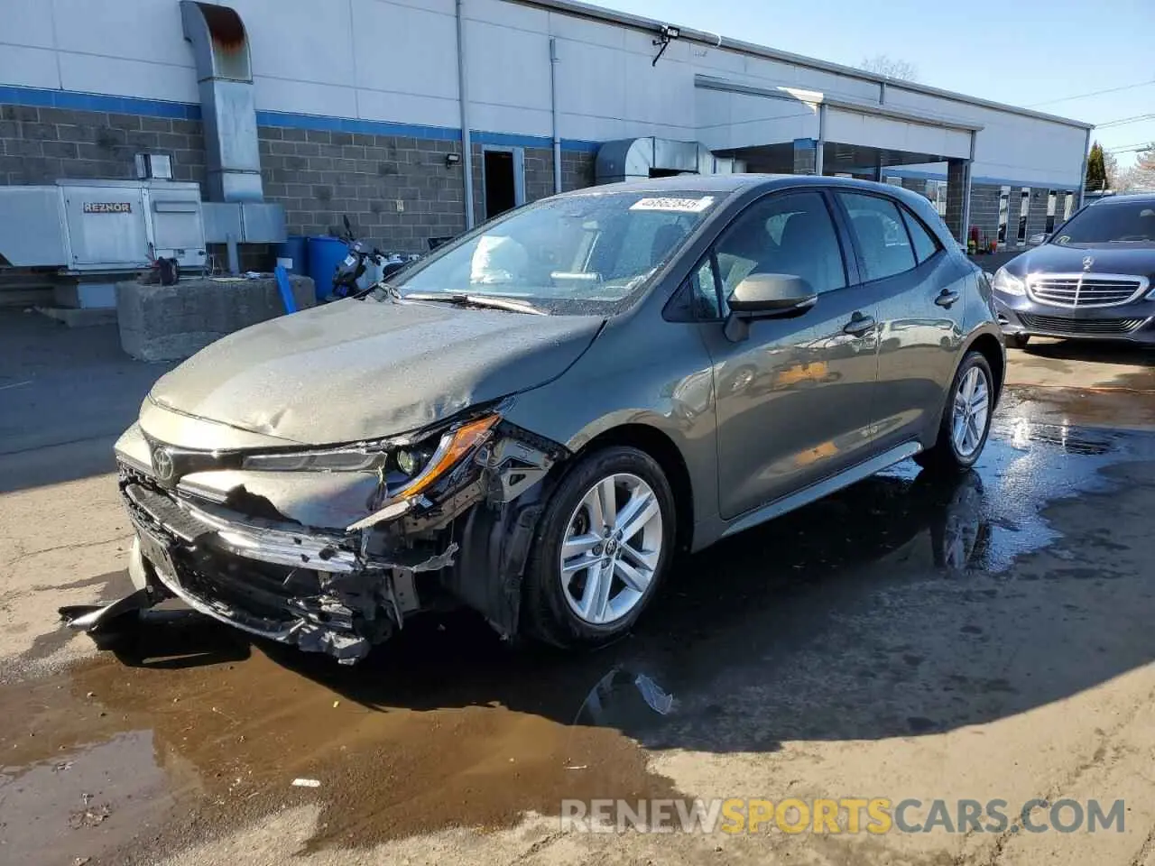 1 Photograph of a damaged car JTNK4RBE6K3039604 TOYOTA COROLLA 2019