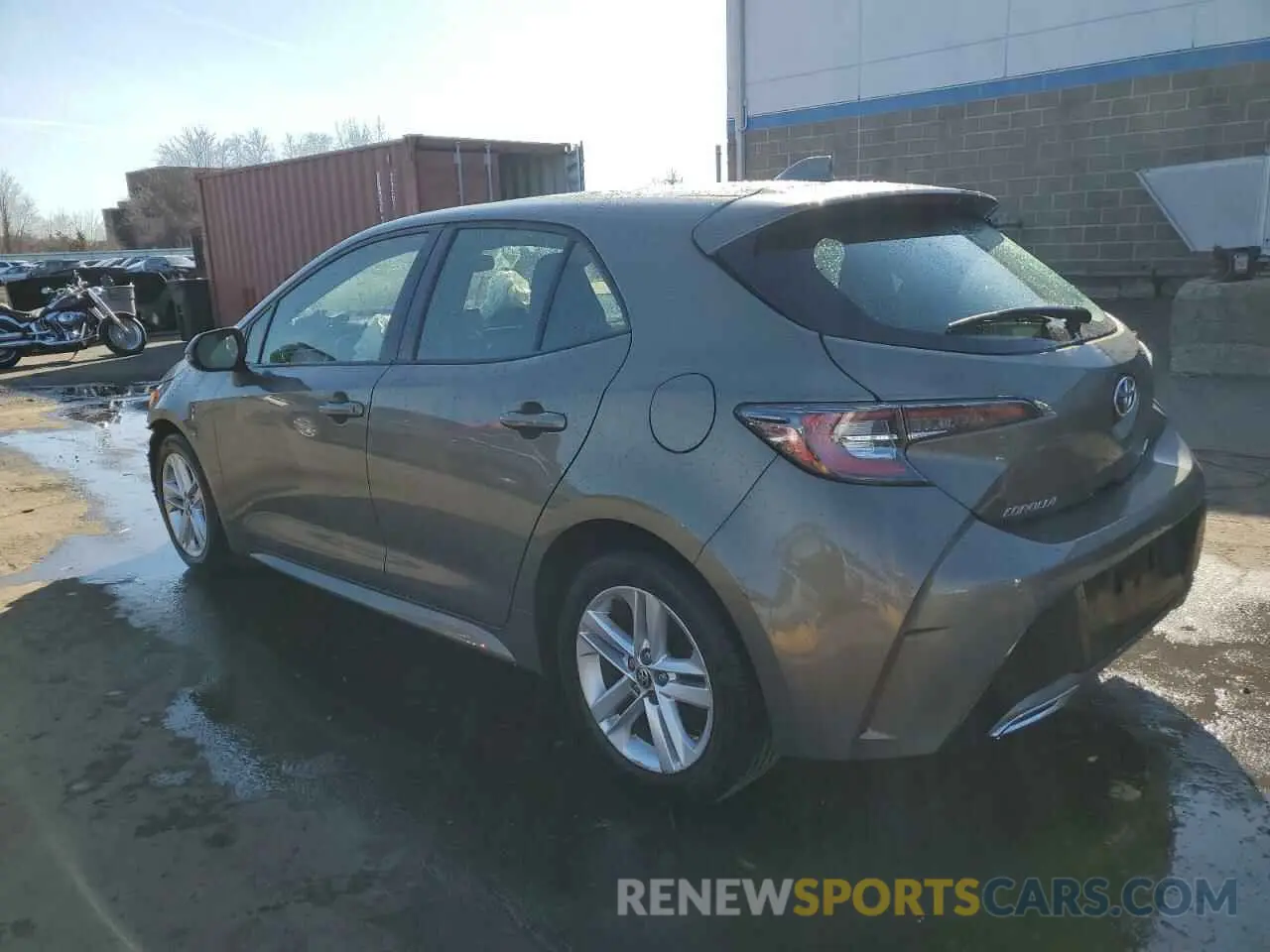 2 Photograph of a damaged car JTNK4RBE6K3039604 TOYOTA COROLLA 2019