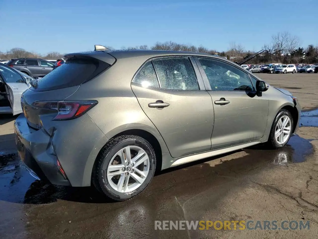 3 Photograph of a damaged car JTNK4RBE6K3039604 TOYOTA COROLLA 2019
