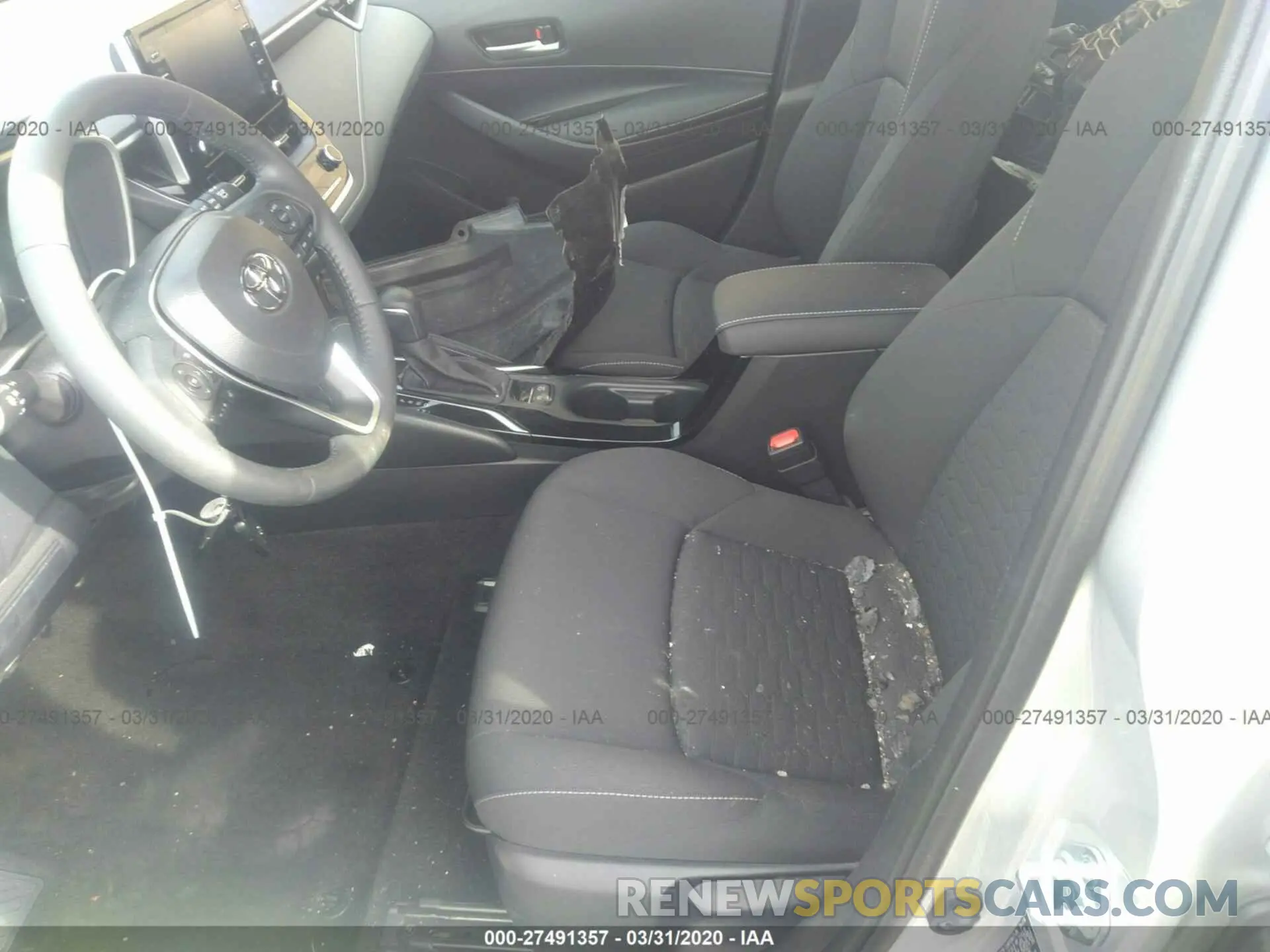 5 Photograph of a damaged car JTNK4RBE6K3042485 TOYOTA COROLLA 2019