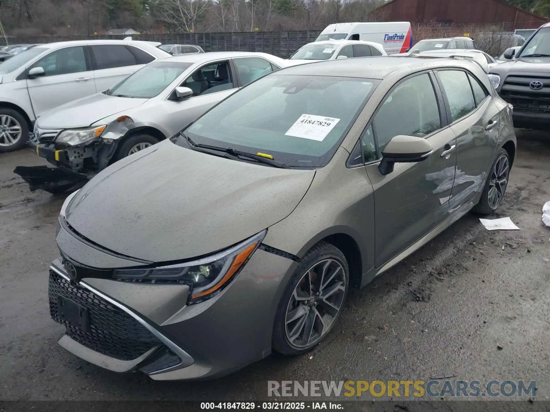2 Фотография поврежденного автомобиля JTNK4RBE6K3044494 TOYOTA COROLLA 2019