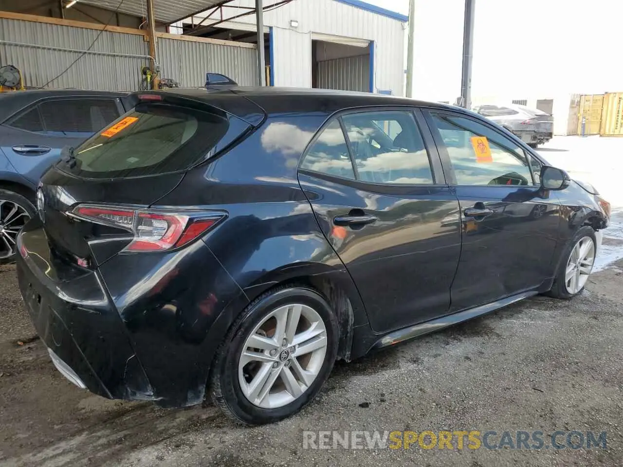 3 Фотография поврежденного автомобиля JTNK4RBE7K3013562 TOYOTA COROLLA 2019