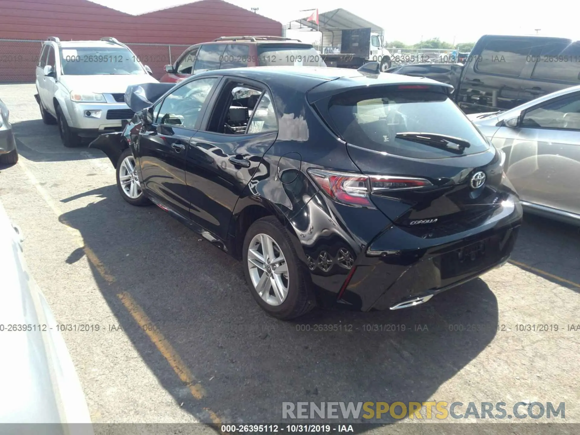3 Photograph of a damaged car JTNK4RBE7K3049820 TOYOTA COROLLA 2019