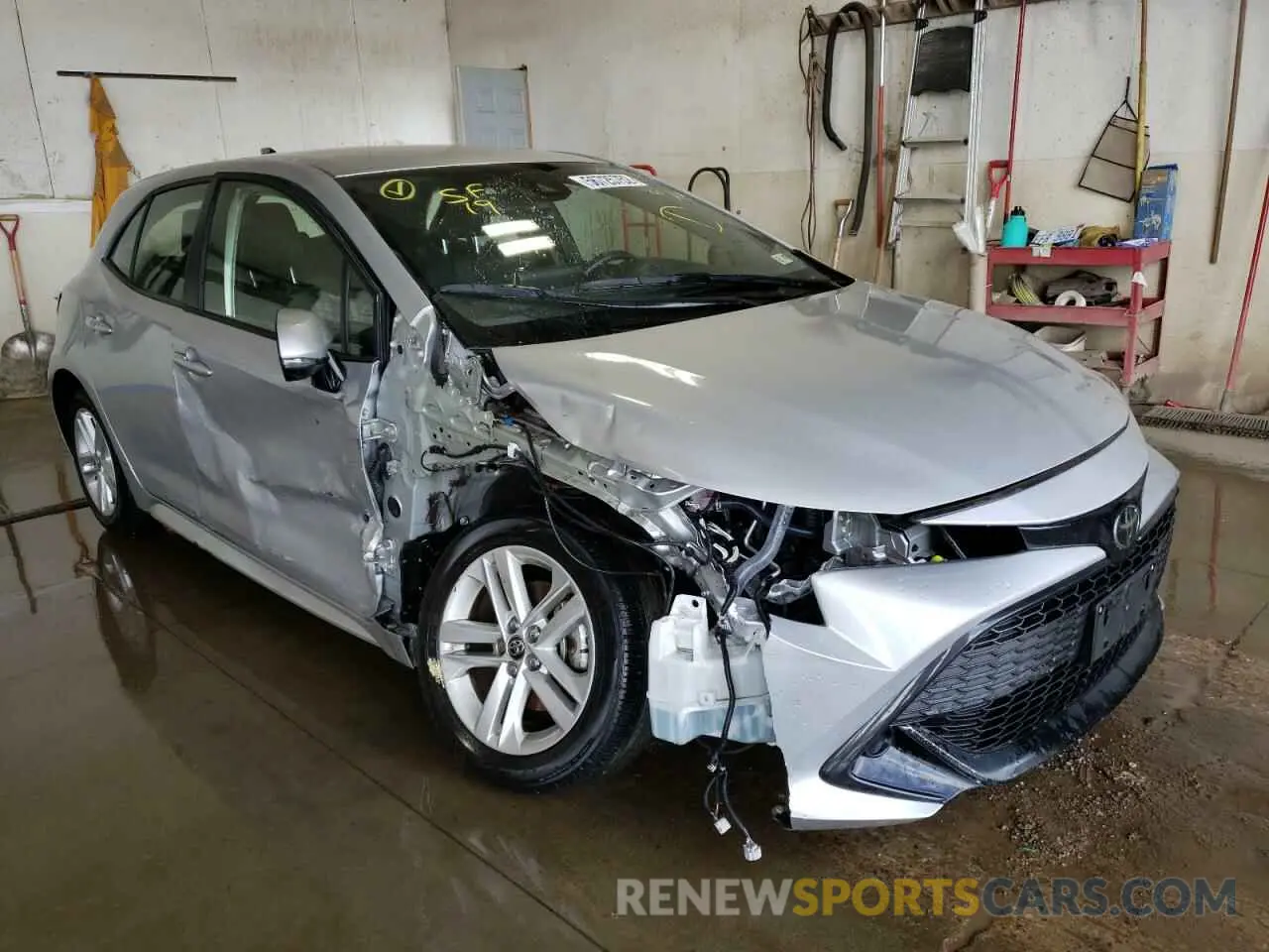 1 Фотография поврежденного автомобиля JTNK4RBE7K3050000 TOYOTA COROLLA 2019