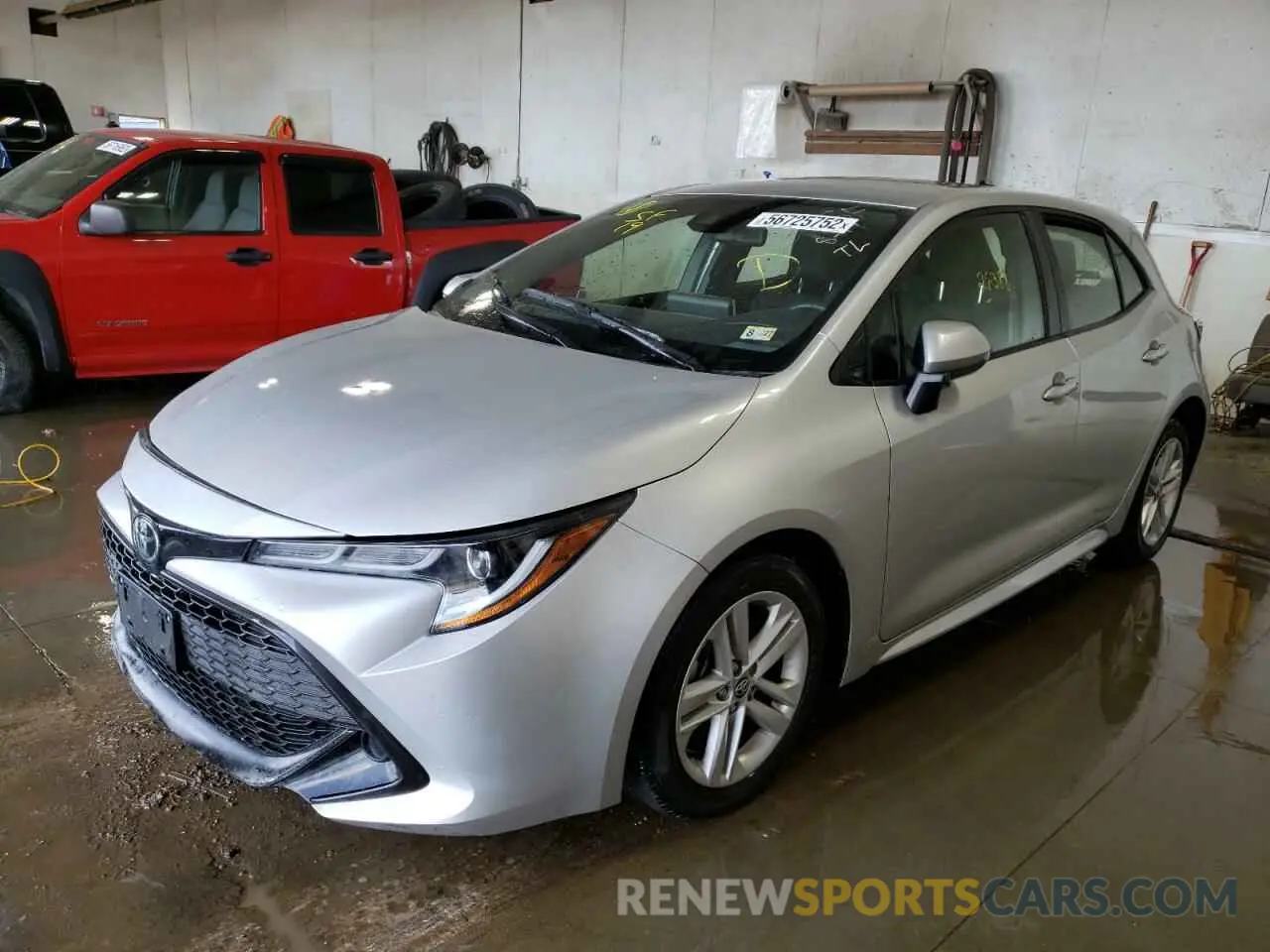 2 Фотография поврежденного автомобиля JTNK4RBE7K3050000 TOYOTA COROLLA 2019