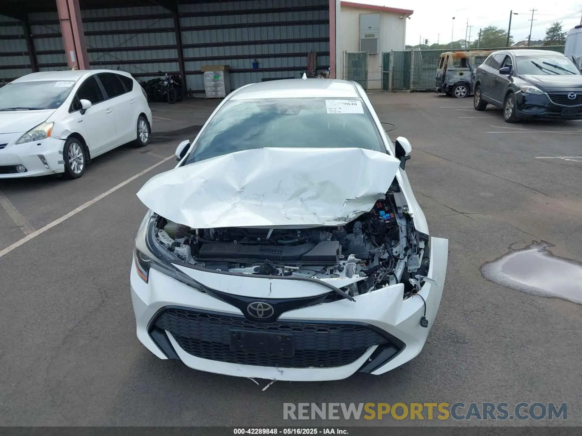 12 Фотография поврежденного автомобиля JTNK4RBE7K3056072 TOYOTA COROLLA 2019