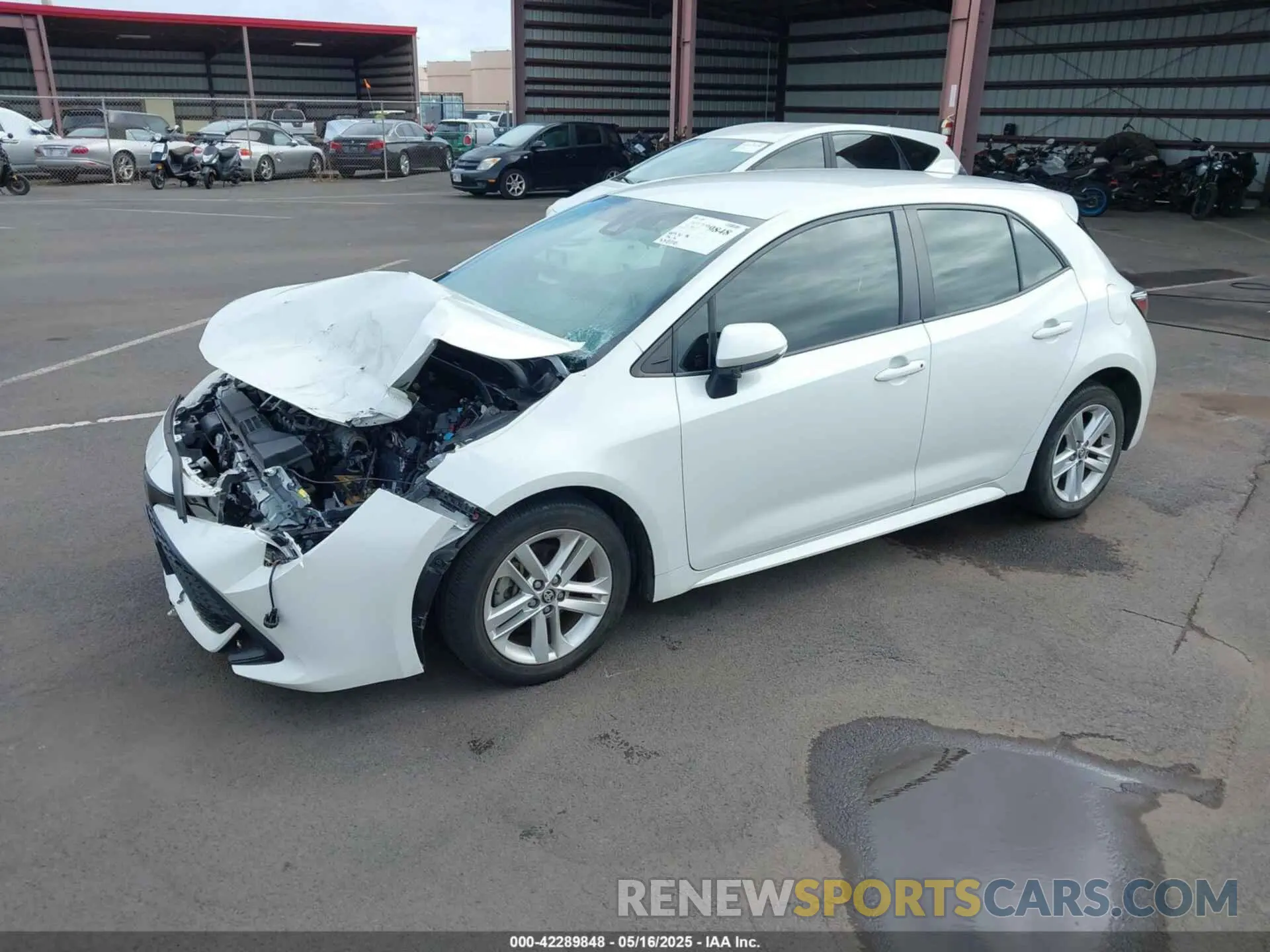2 Фотография поврежденного автомобиля JTNK4RBE7K3056072 TOYOTA COROLLA 2019