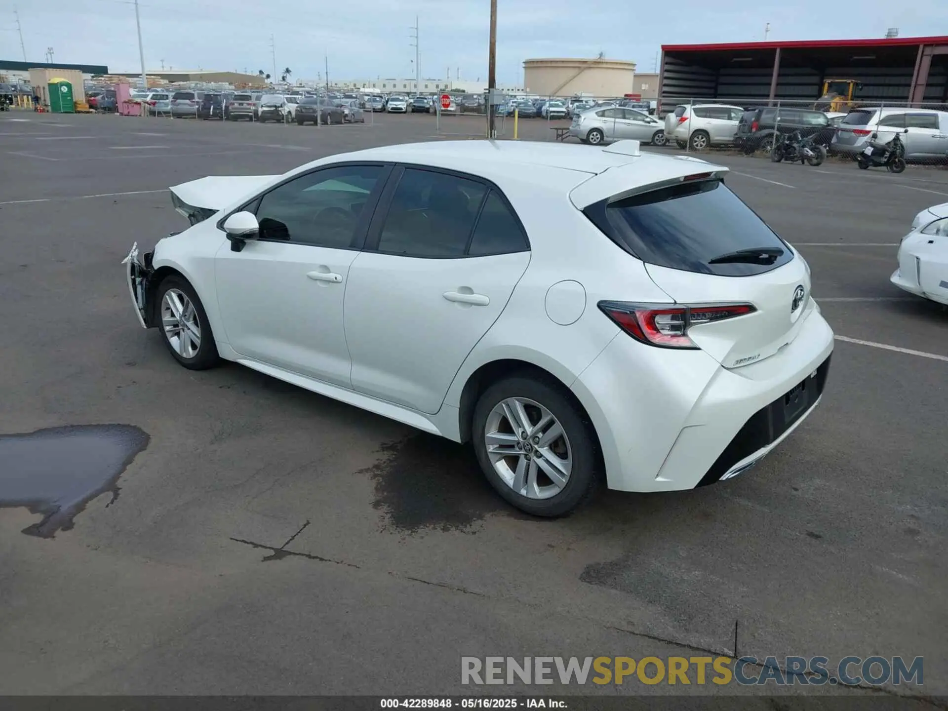 3 Фотография поврежденного автомобиля JTNK4RBE7K3056072 TOYOTA COROLLA 2019