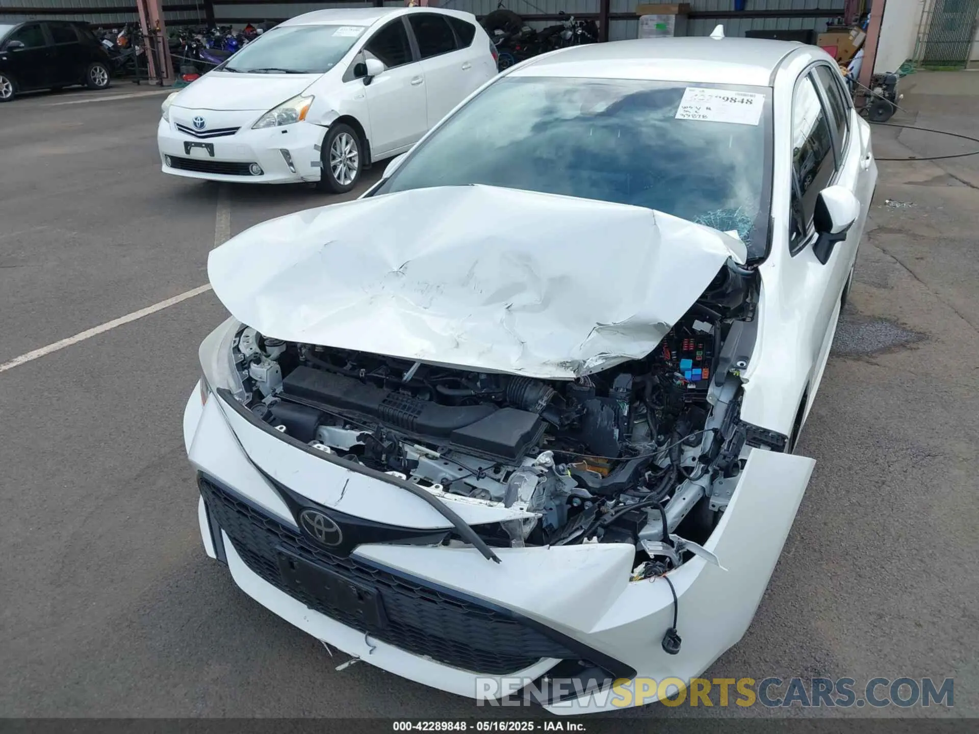 6 Фотография поврежденного автомобиля JTNK4RBE7K3056072 TOYOTA COROLLA 2019