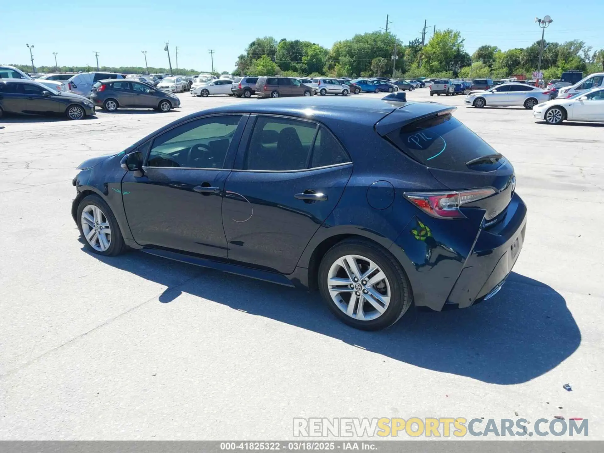 3 Photograph of a damaged car JTNK4RBE8K3017572 TOYOTA COROLLA 2019