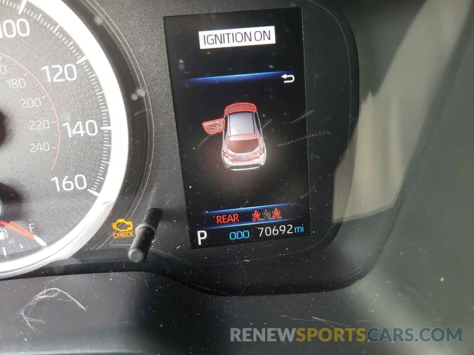 8 Photograph of a damaged car JTNK4RBE8K3024120 TOYOTA COROLLA 2019