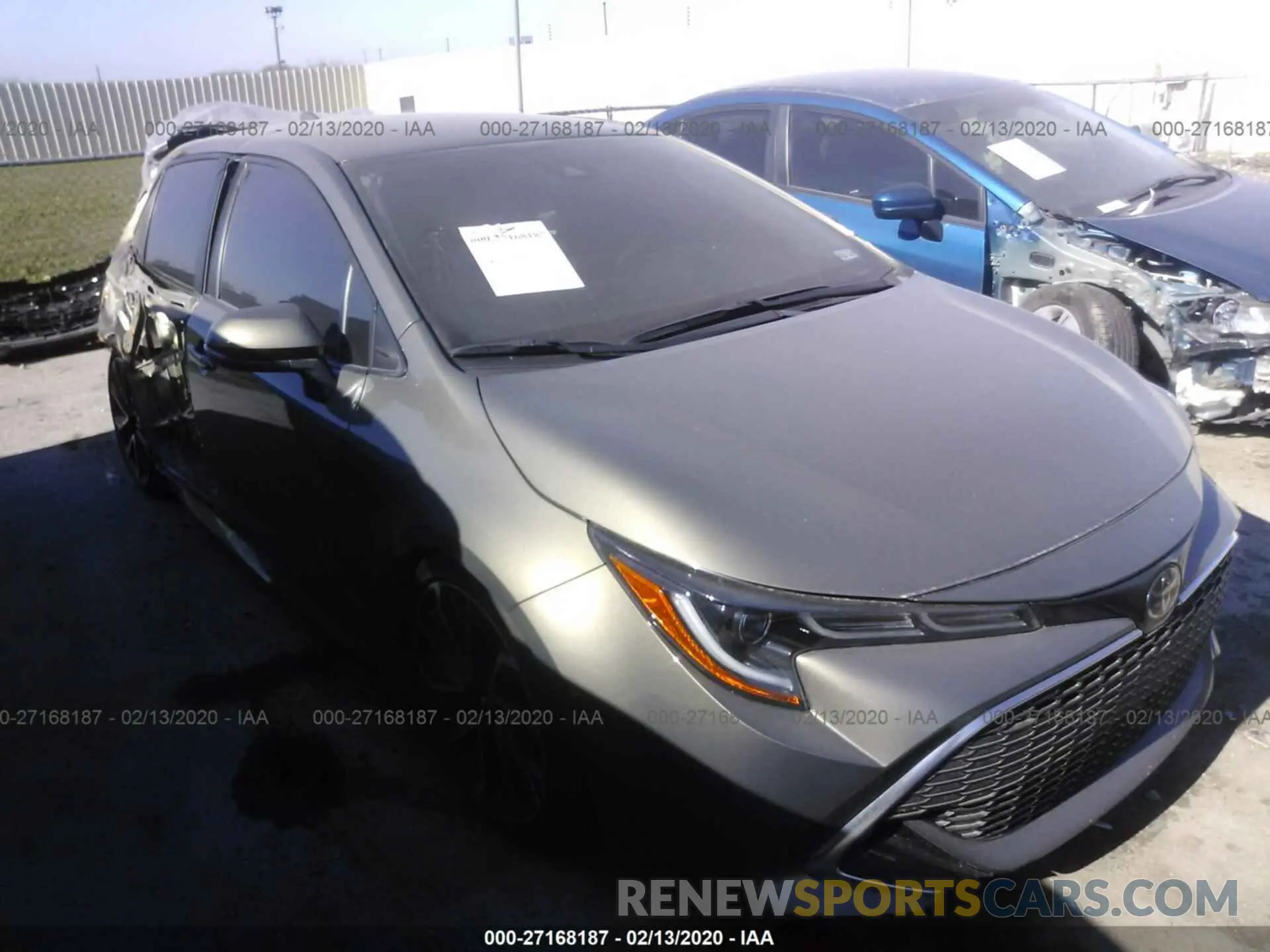 1 Фотография поврежденного автомобиля JTNK4RBE8K3024957 TOYOTA COROLLA 2019