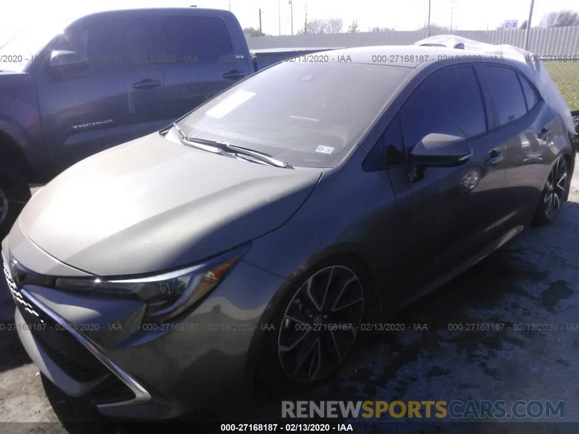 2 Фотография поврежденного автомобиля JTNK4RBE8K3024957 TOYOTA COROLLA 2019