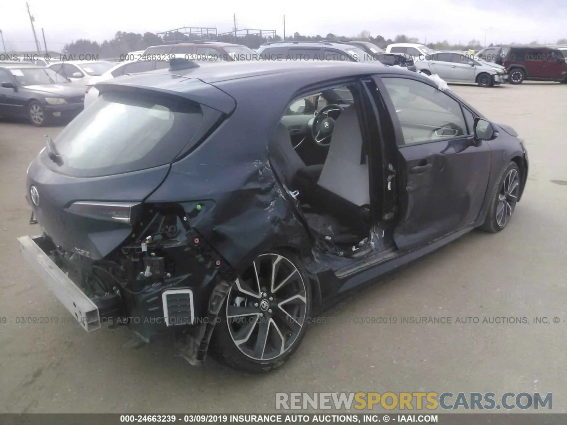 4 Photograph of a damaged car JTNK4RBE8K3025431 TOYOTA COROLLA 2019