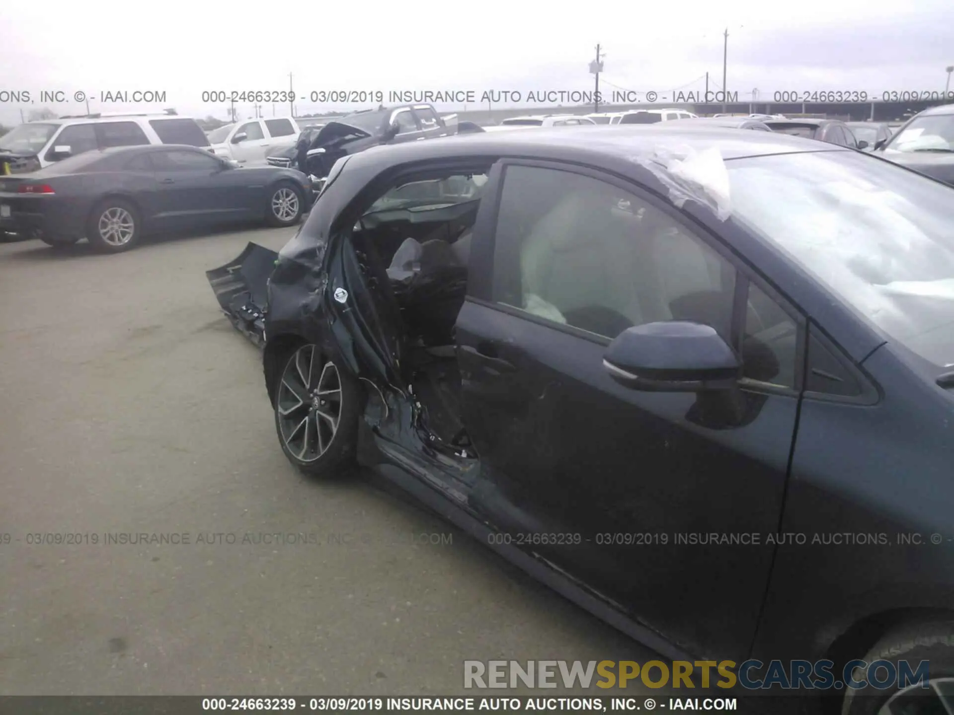 6 Photograph of a damaged car JTNK4RBE8K3025431 TOYOTA COROLLA 2019